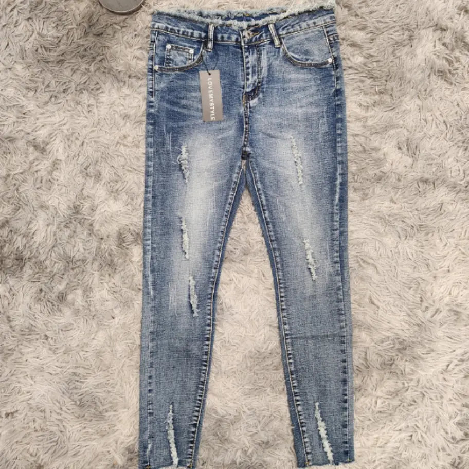 MacKenzie Raw Hem Skinny Jeans - Scarlett's Riverside Boutique