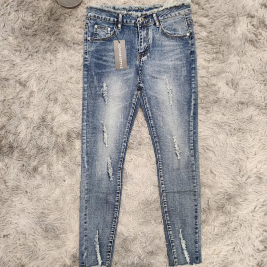 MacKenzie Raw Hem Skinny Jeans - Scarlett's Riverside Boutique