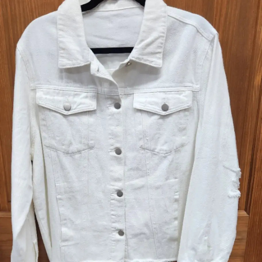 Wanda White Jacket - Scarlett's Riverside Boutique
