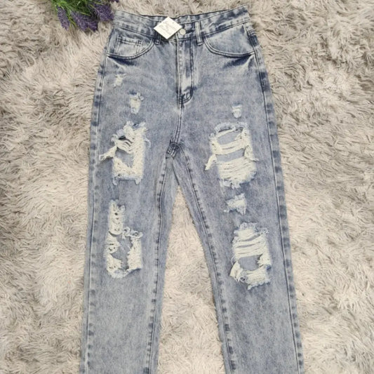 Poppy Distressed Jeans - Scarlett's Riverside Boutique