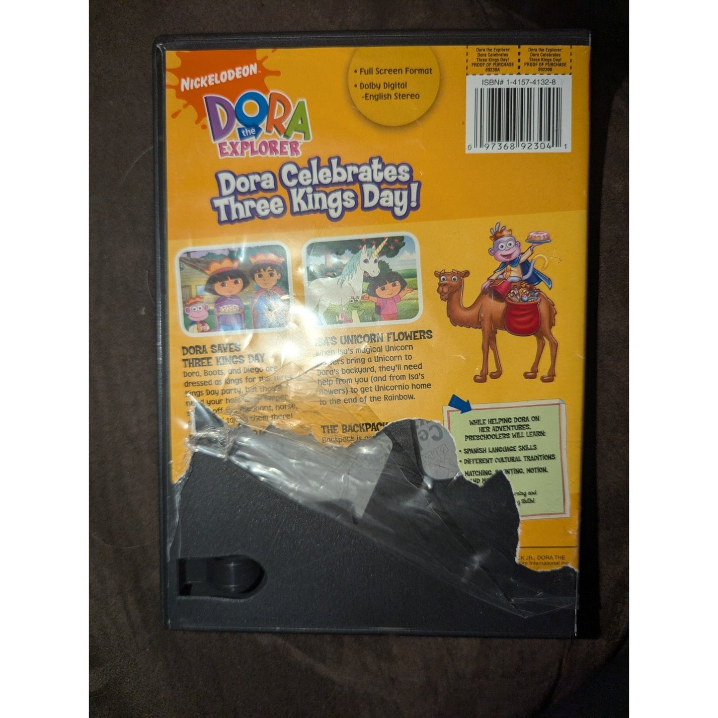 DVD ~ DORA THE EXPLORER DORA CELEBRATES THREE KINGS DAY