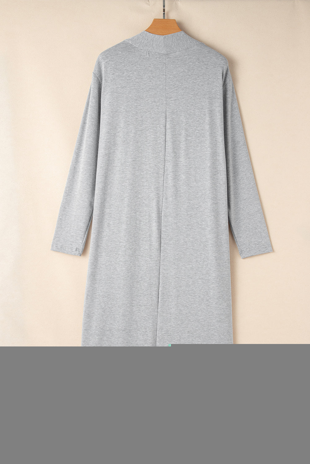 Light Grey Split Long Cardigan and Skinny Pants Lounge Set - Scarlett's Riverside Boutique 