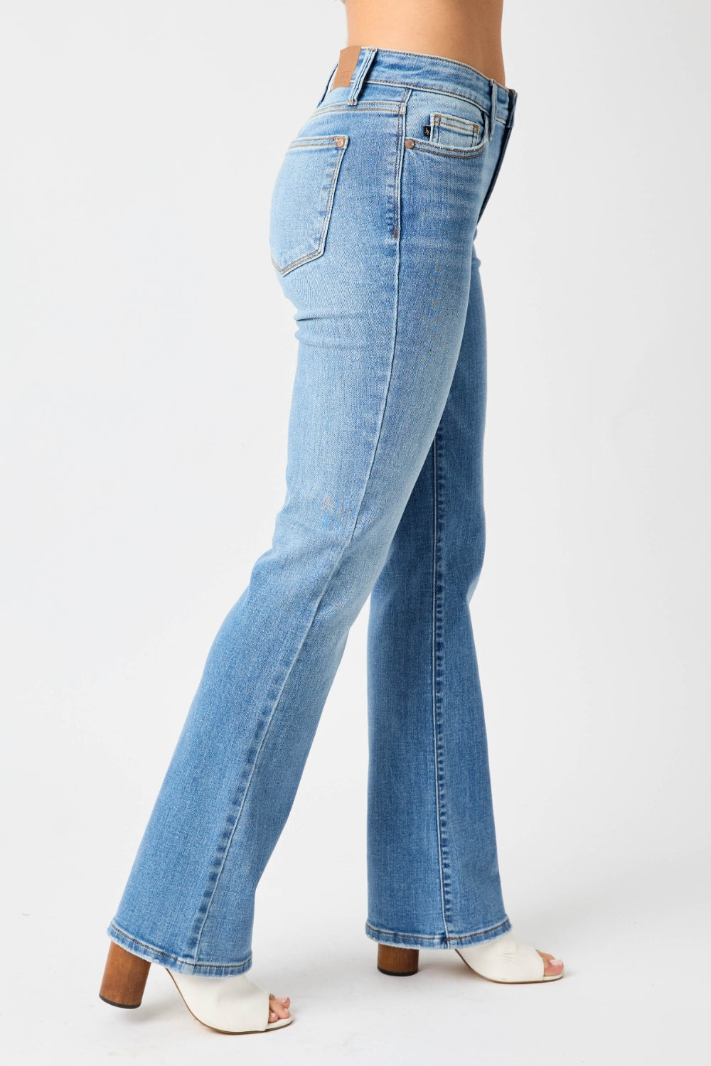 Judy Blue Full Size High Waist Straight Jeans - Scarlett's Riverside Boutique 