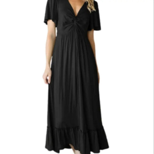nwts, Sexy Black Maxi Dress