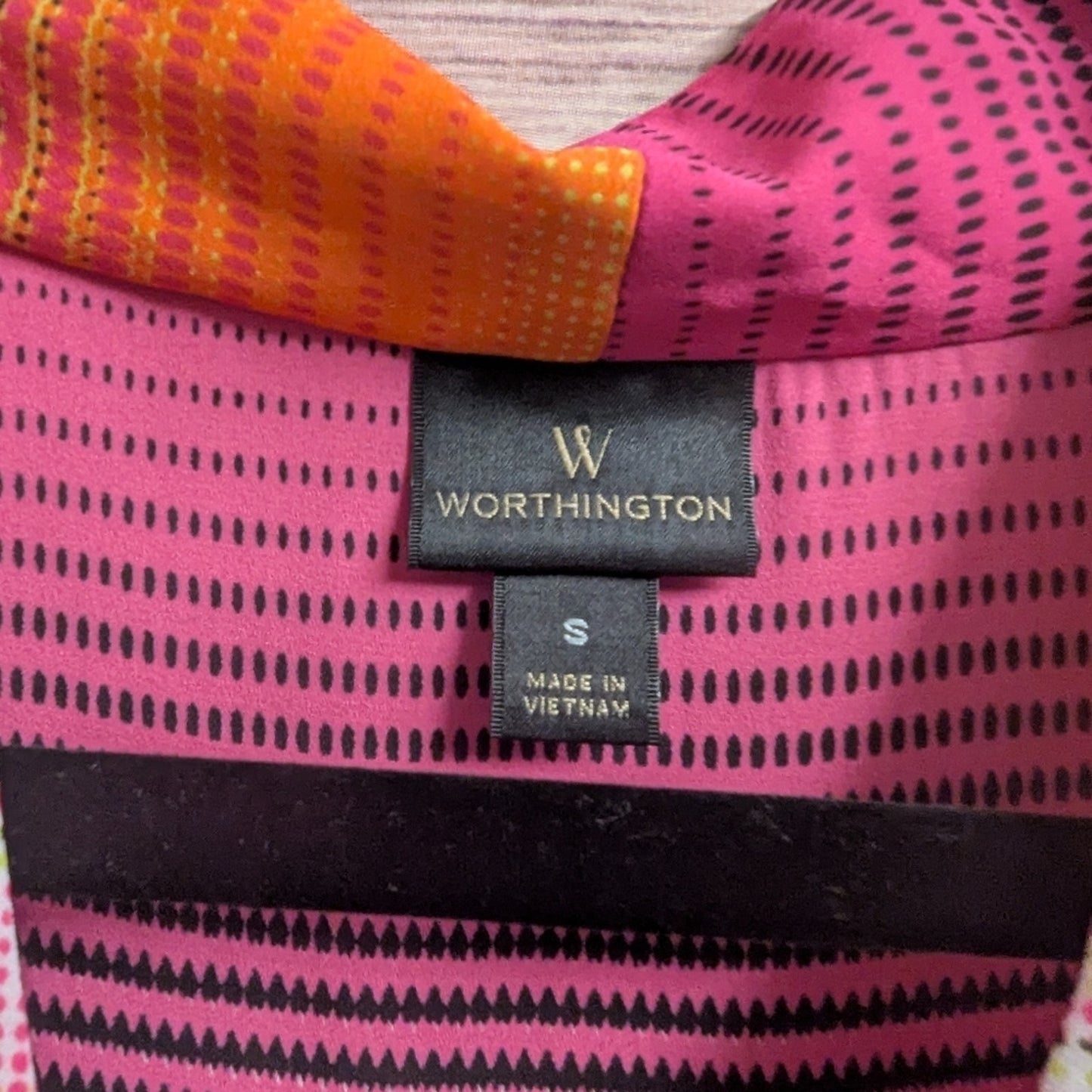 Y2K, Worthington Women’s Rainbow Ombre Sleeveless V-Neck Top | Size Small
