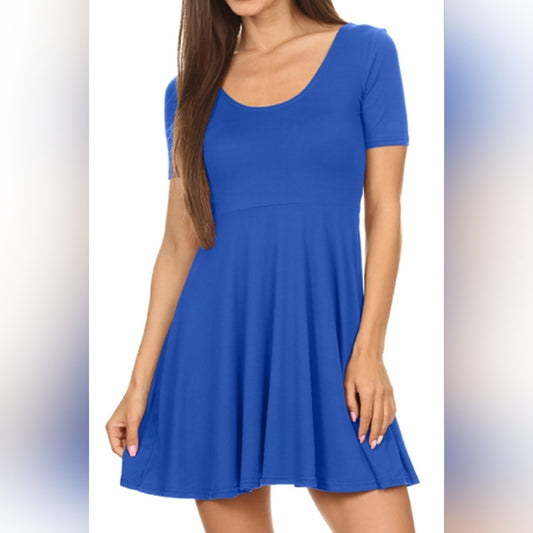 Y2K Royal Blue Babydoll Yelete Dress NWTs Size L