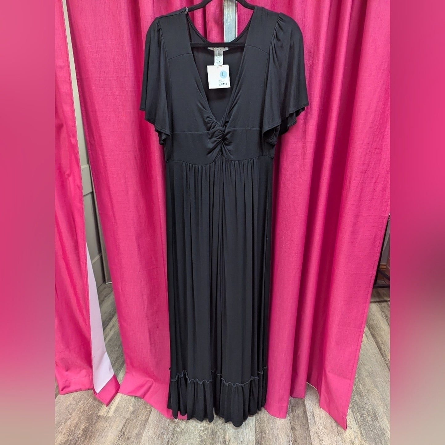 nwts, Sexy Black Maxi Dress