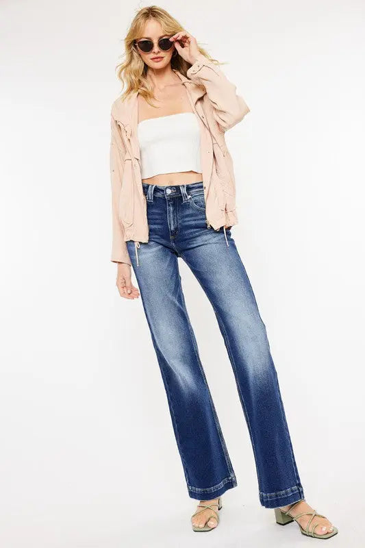 High Rise Holly Flare Jeans - KC9289M - Scarlett's Riverside Boutique 