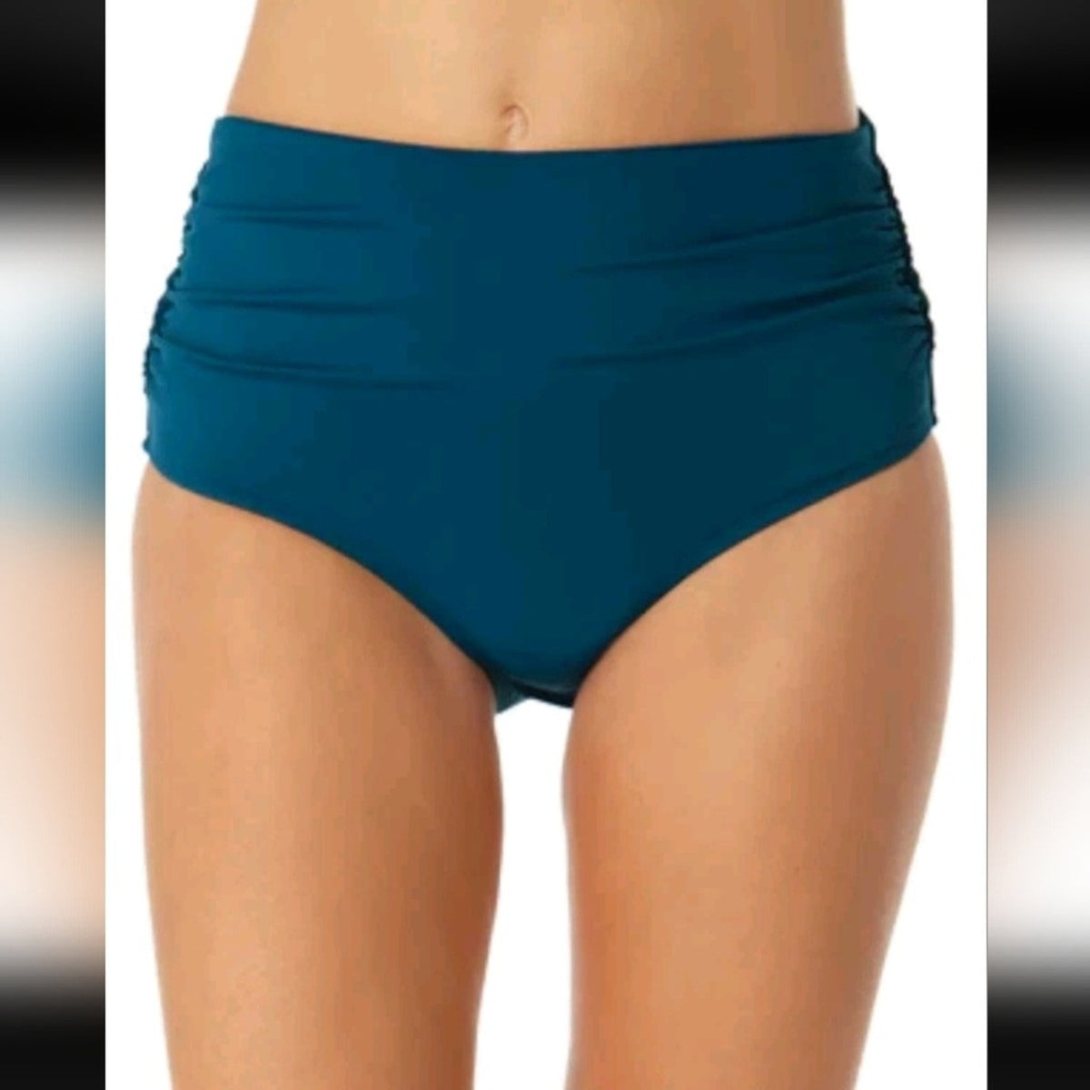 Anne Cole High-Waisted Plus Size Bikini Bottom 24W NWT #A28
