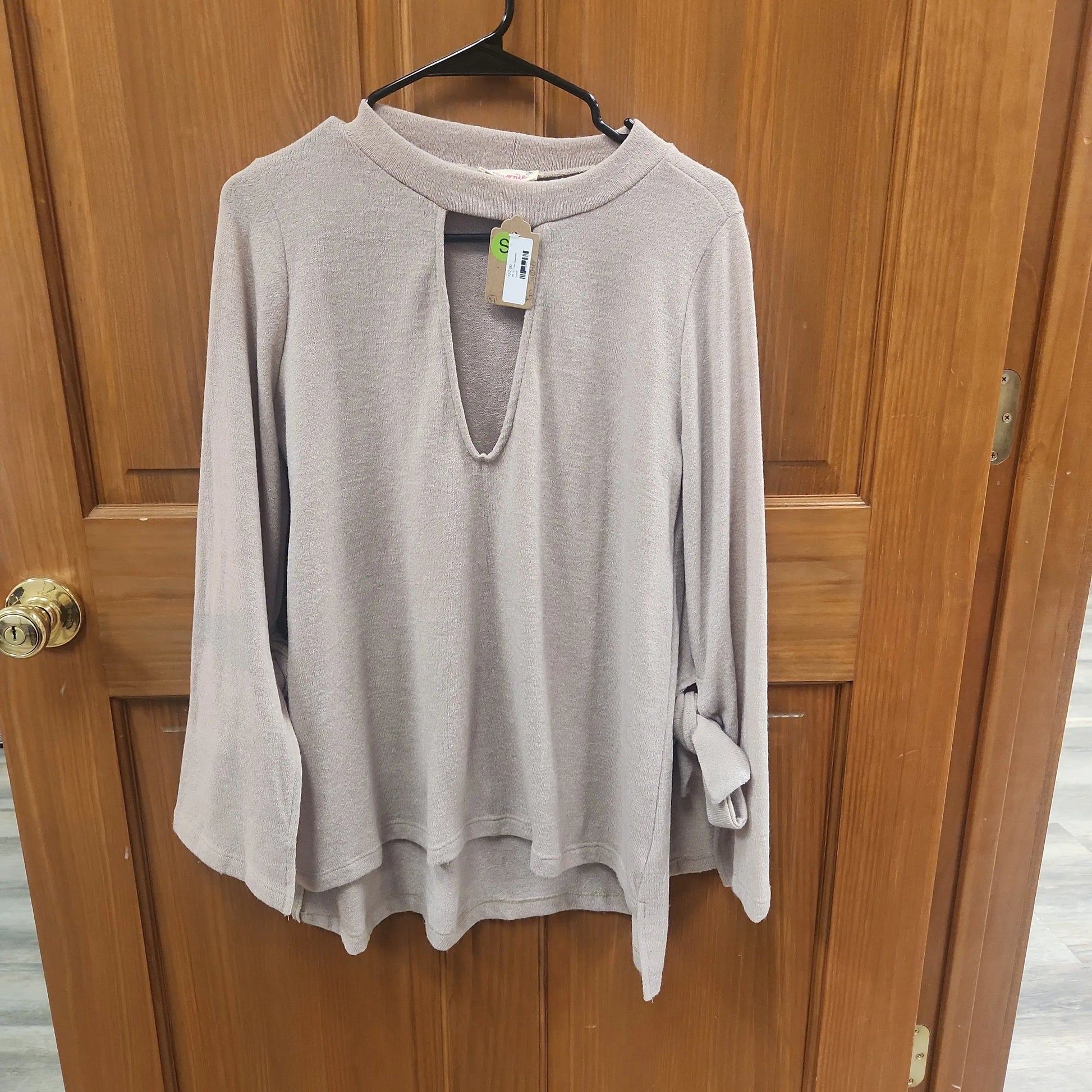 Size S, Tan Sweater RS 51 - Scarlett's Riverside Boutique 