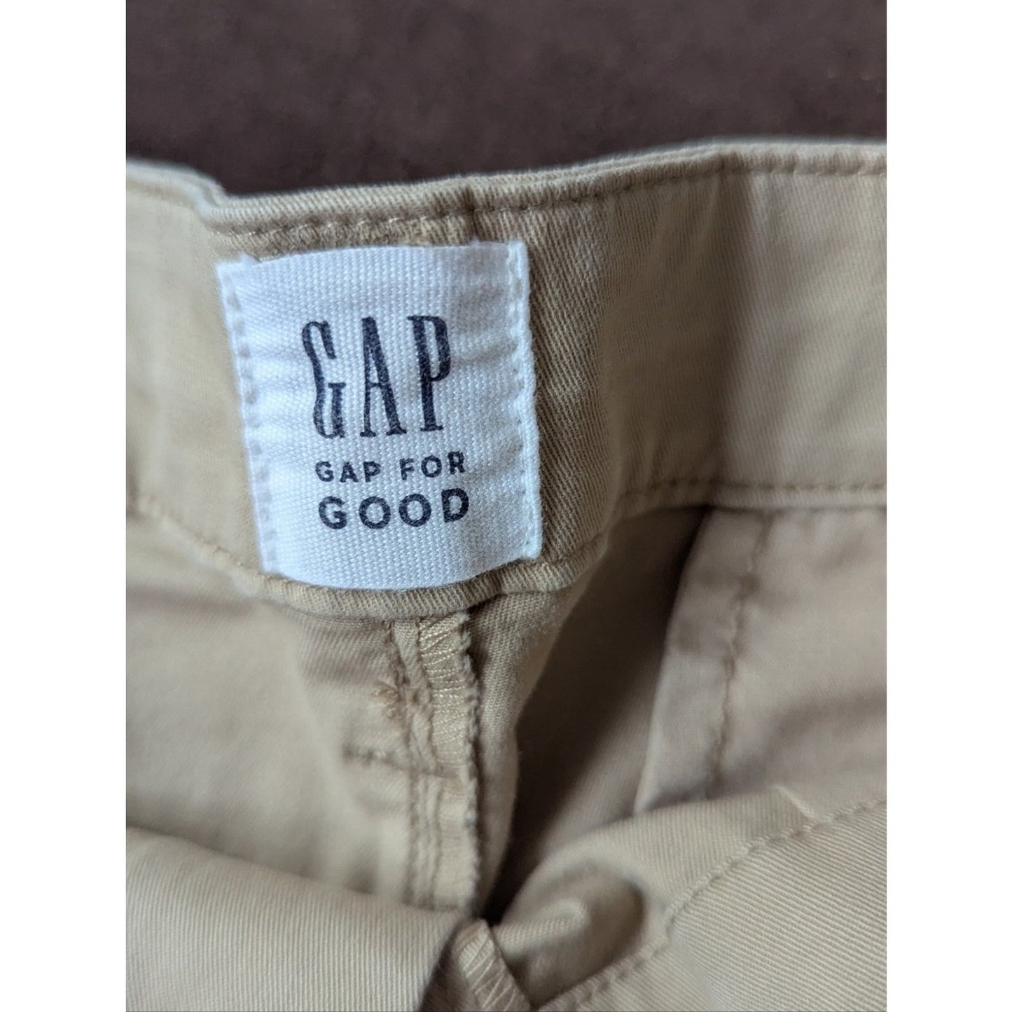 Gap City Short Women’s Size 6 Khaki Beige Chino Casual Flat Front Shorts
