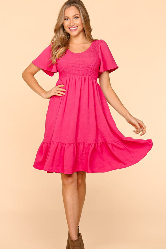 Haptics hot pink dress with pockets!