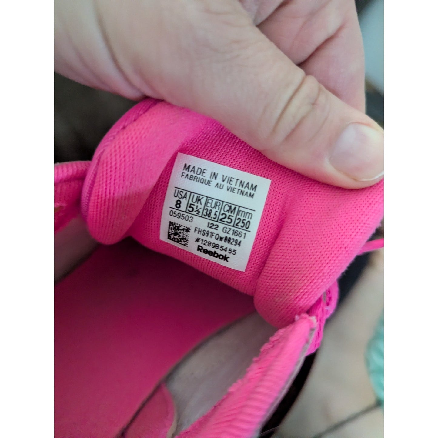 Retro, Y2K, Reebok Running Shoes Womens Size 8 Dynamic Pink CL LTHR