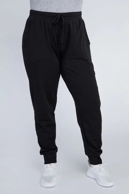 Plus-Size Jogger Pants - Scarlett's Riverside Boutique 