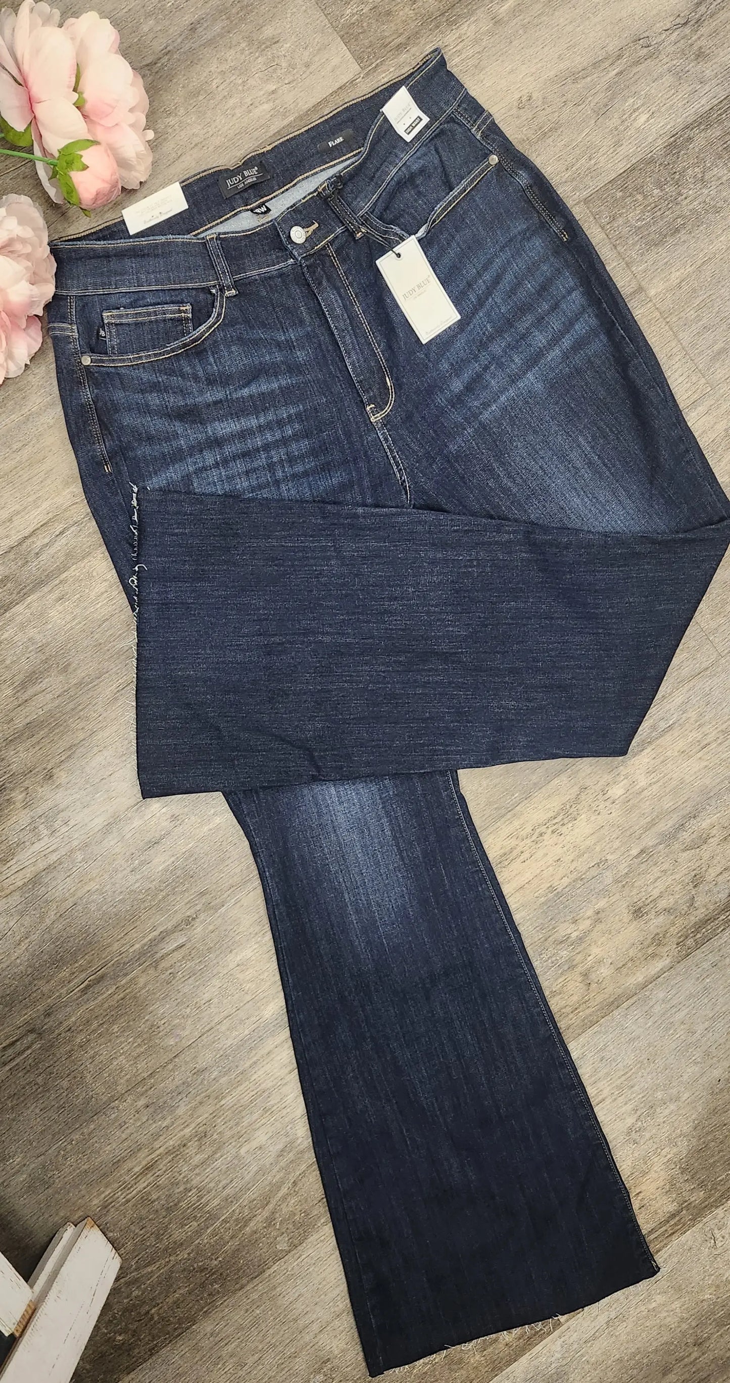 JUDY BLUE High Waist Flare RS 47 NWT - Scarlett's Riverside Boutique 