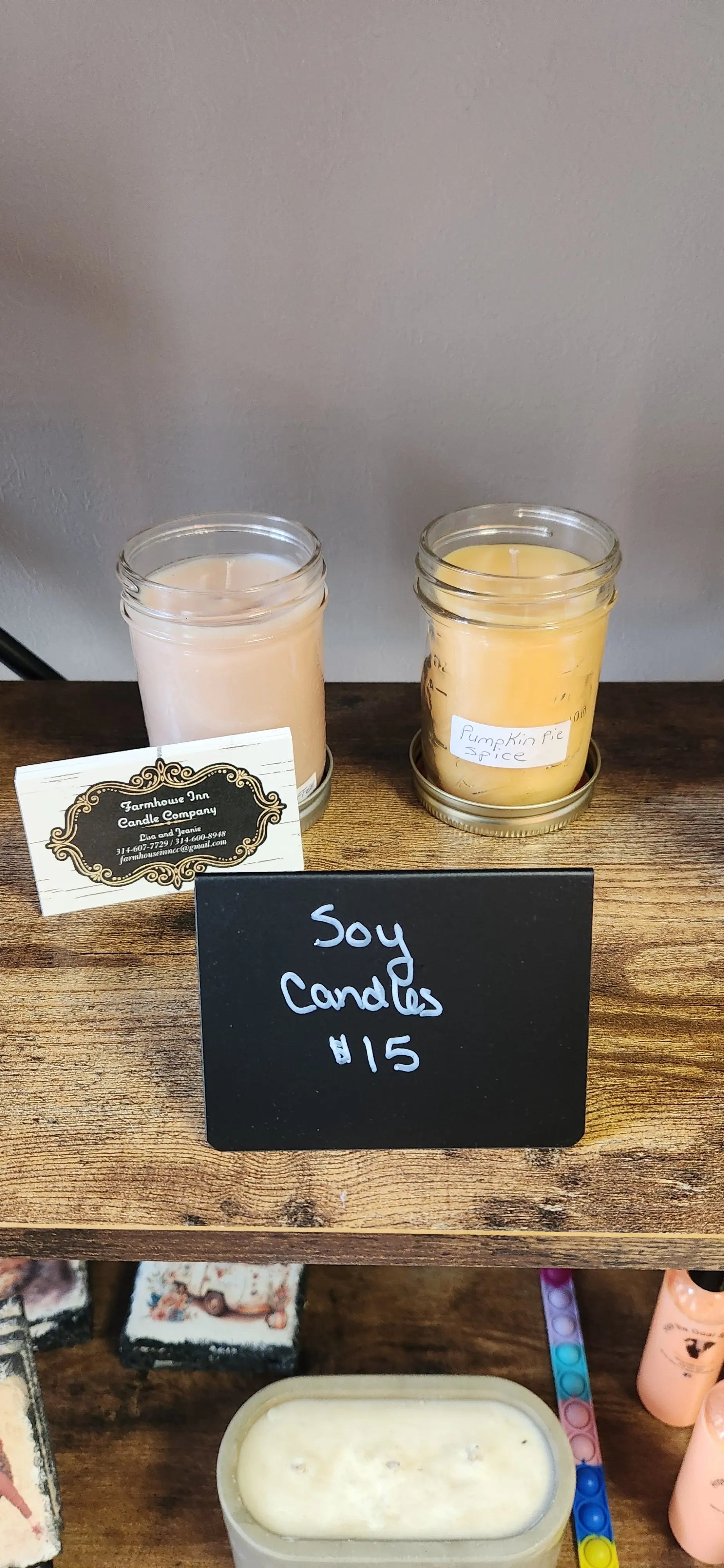 Soy Candle Vendor - Scarlett's Riverside Boutique 