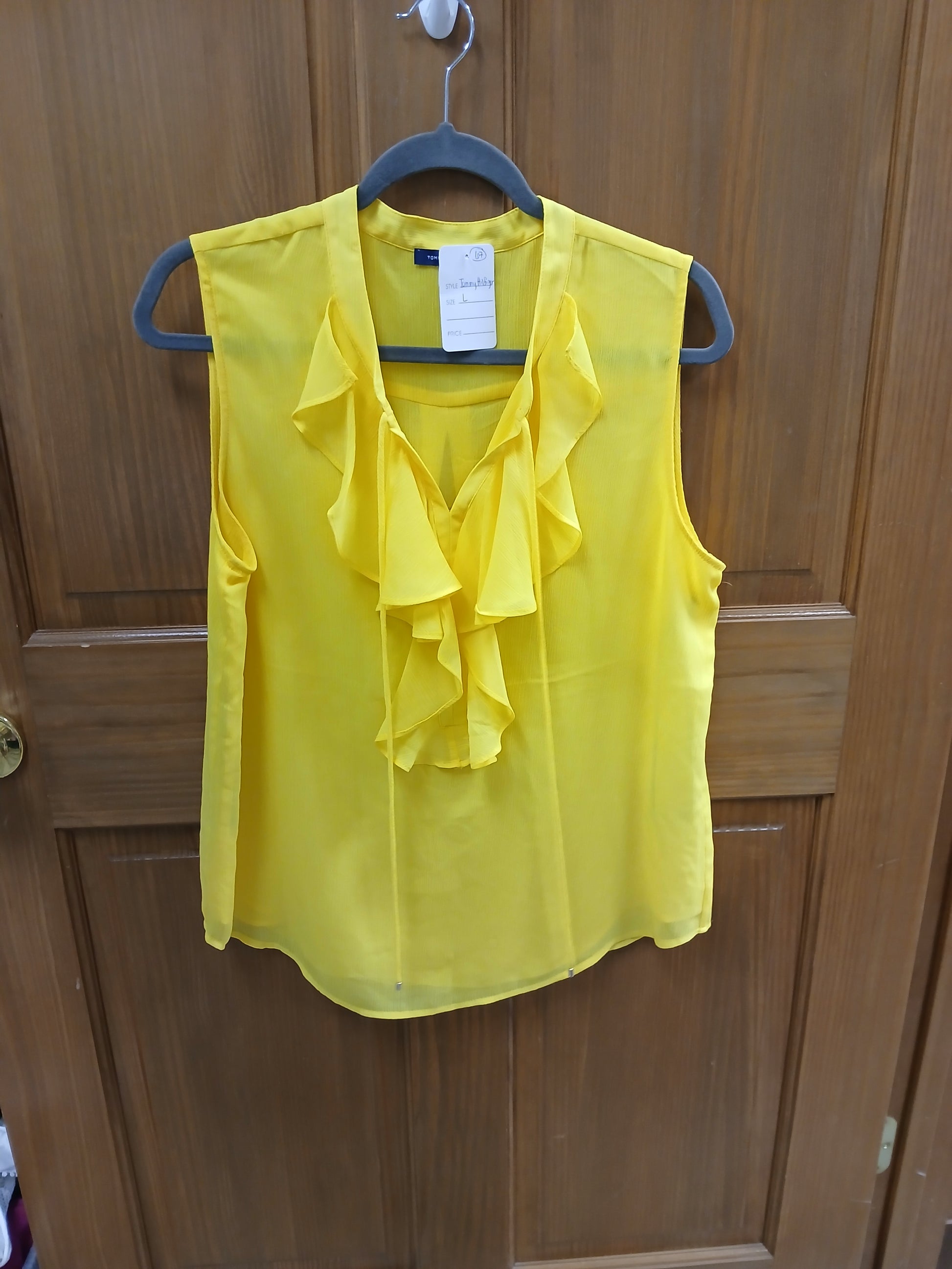 Tommy Hilfiger Yellow Blouse - Scarlett's Riverside Boutique 