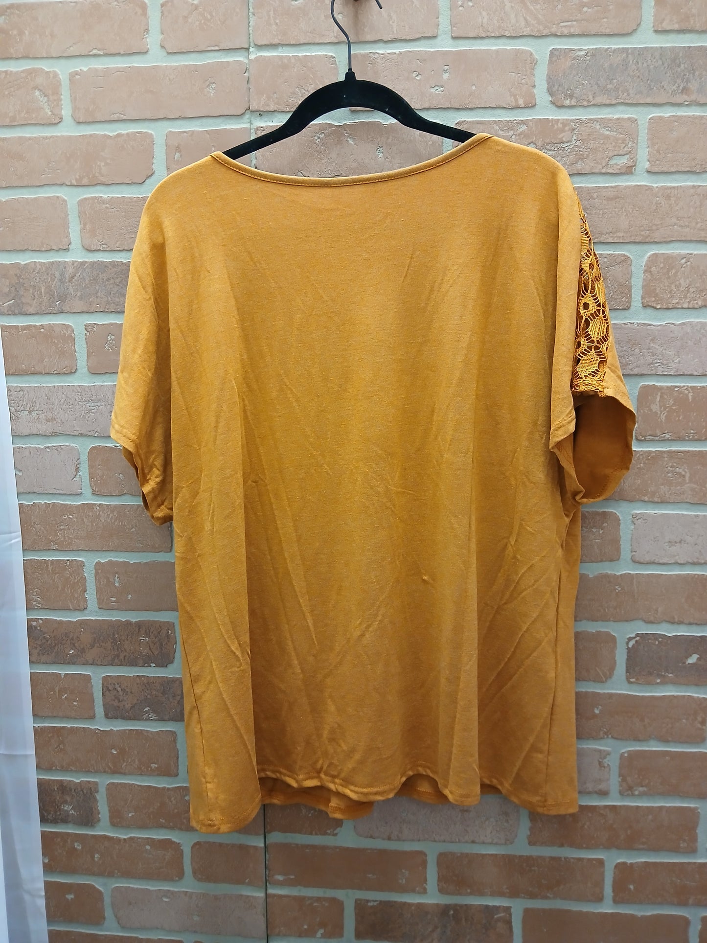 Burnt Orange Crochet Sleeves - Scarlett's Riverside Boutique 