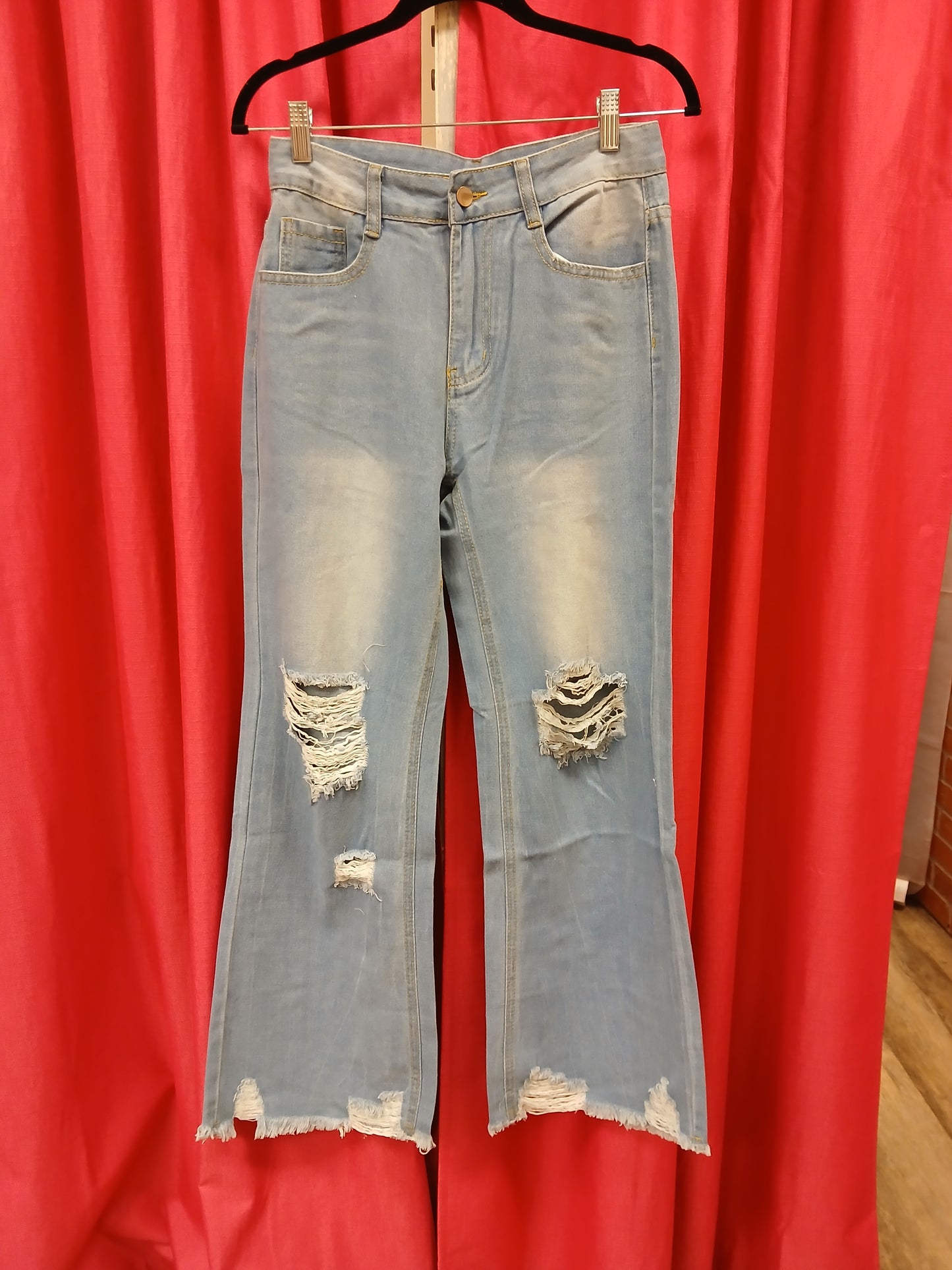 Annie Baggy Distressed Jeans - Scarlett's Riverside Boutique 