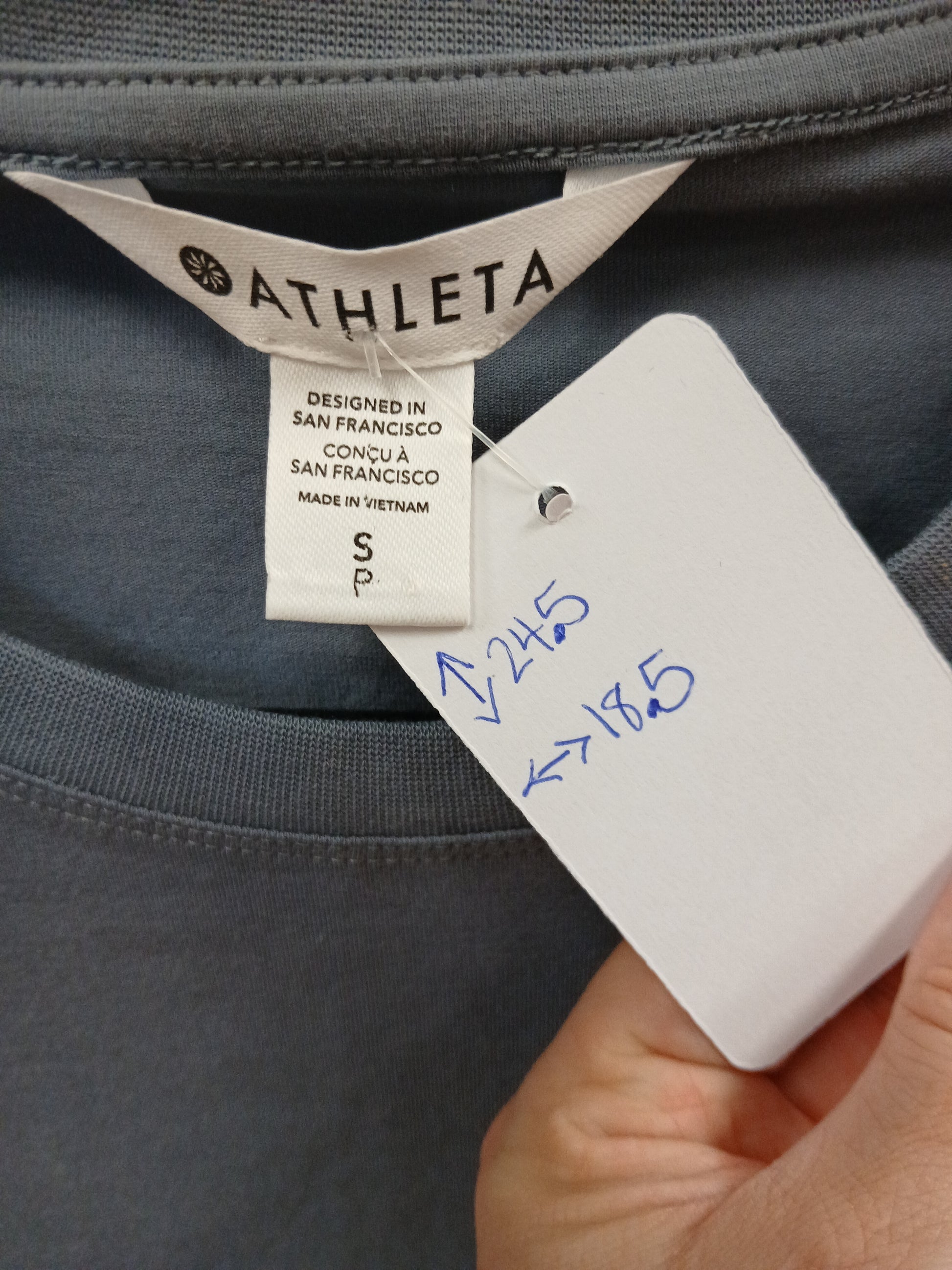 Athleta Blue Tank - Scarlett's Riverside Boutique 