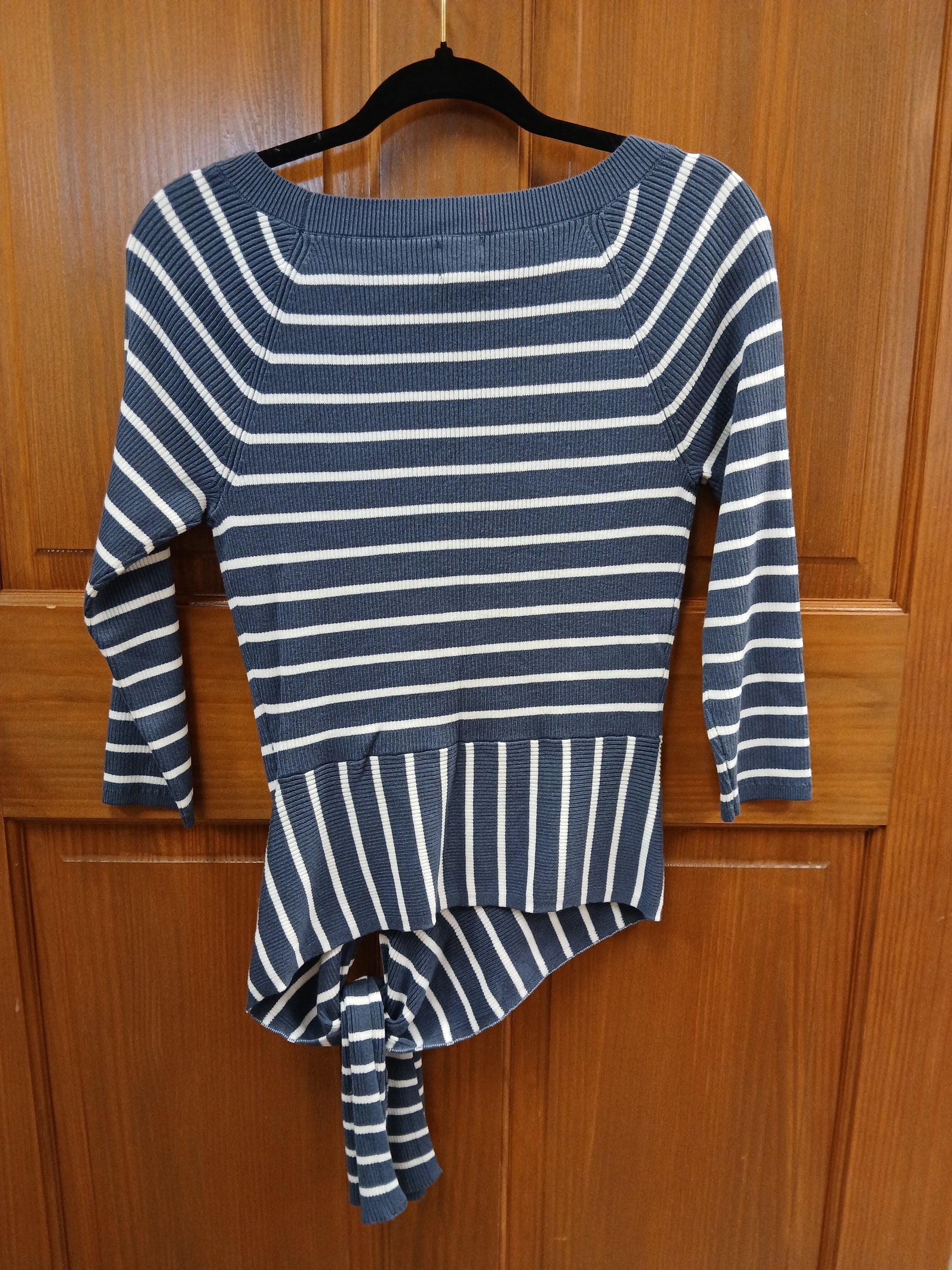 New York Company Blue Striped Sweater - Scarlett's Riverside Boutique 