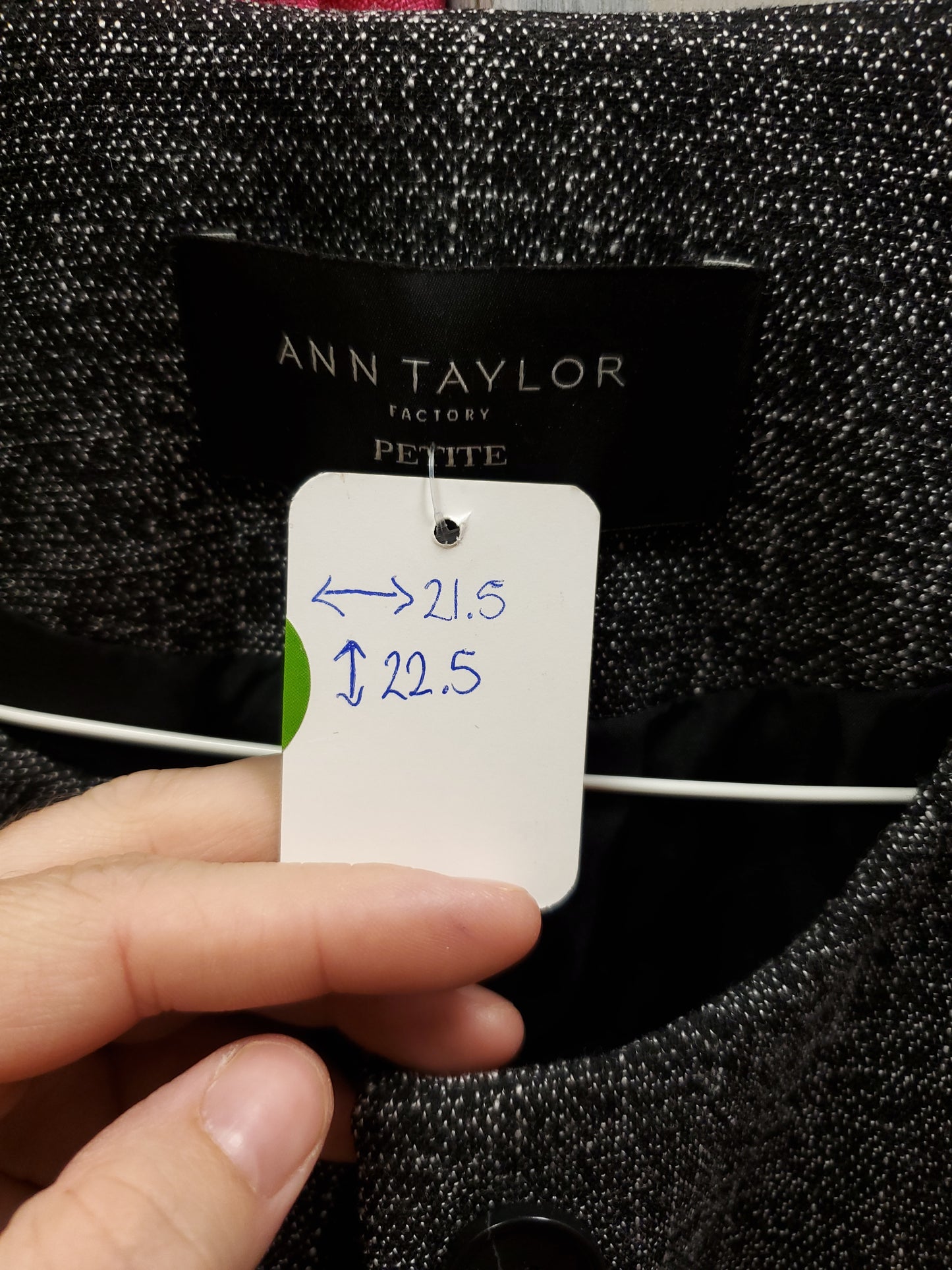 Ann Taylor Grey Blazer, size Large.  RS 67