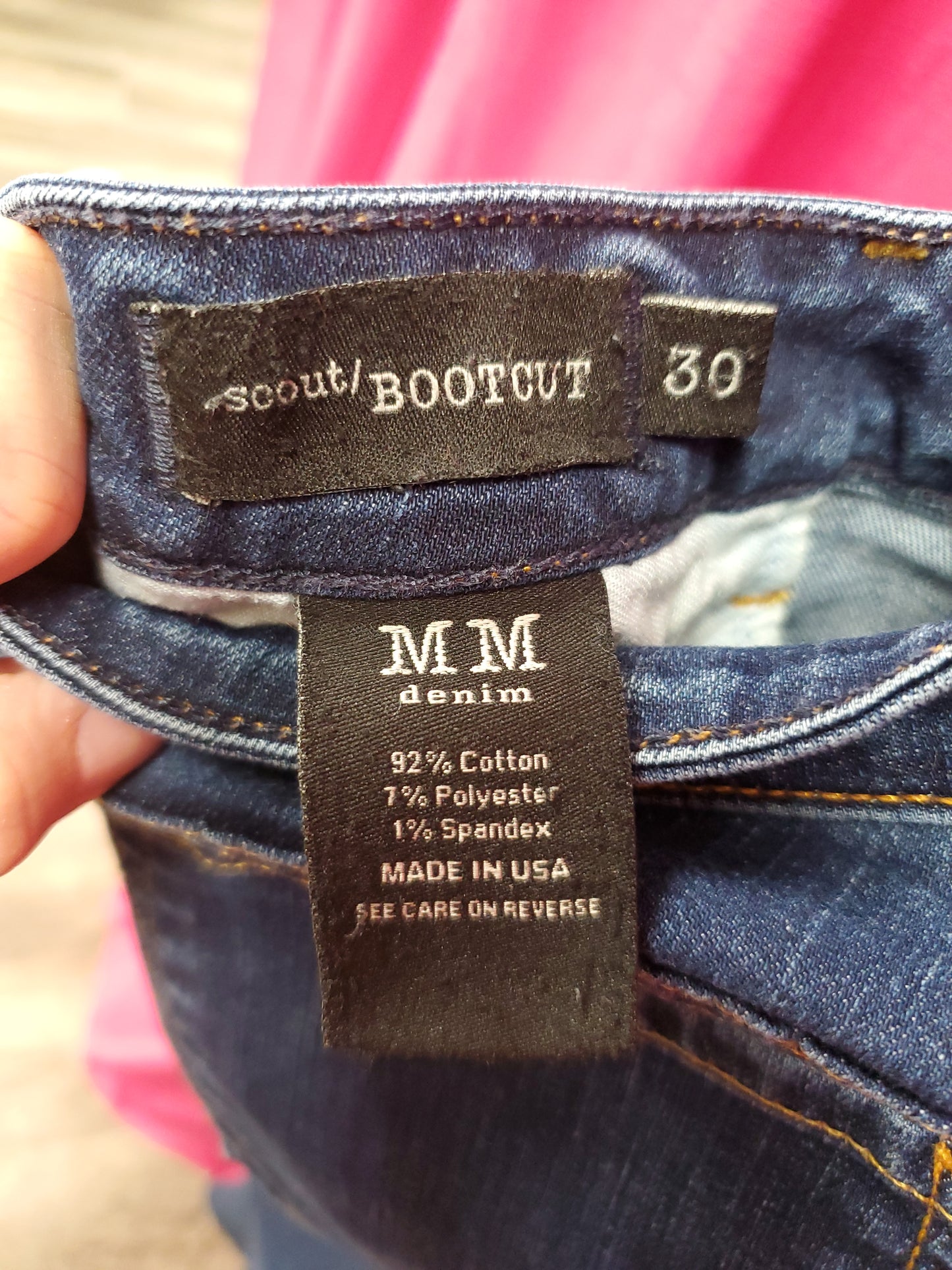 MM Denim Scout Bootcut Blue Jeans. Size 30. RS 80.