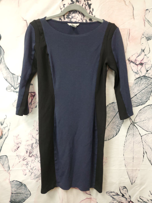 H&M Blue and Black Dress. Size S. RS 80.