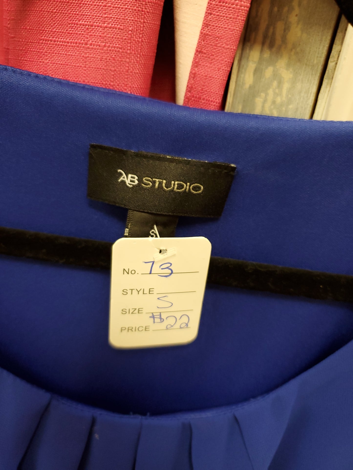 AB Studio. Blue Dress. Size S. RS 73.