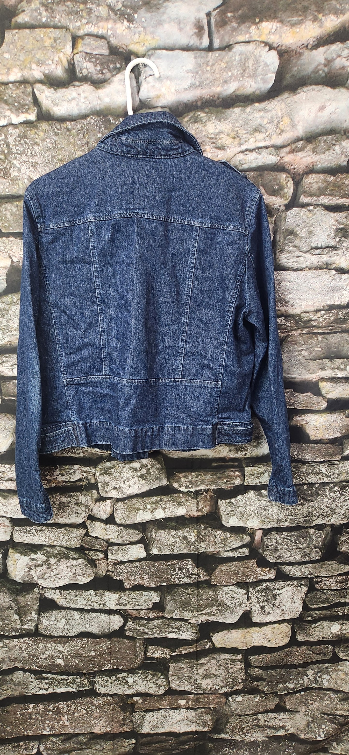 Loft Denim Moto Jacket Size Large RS 29