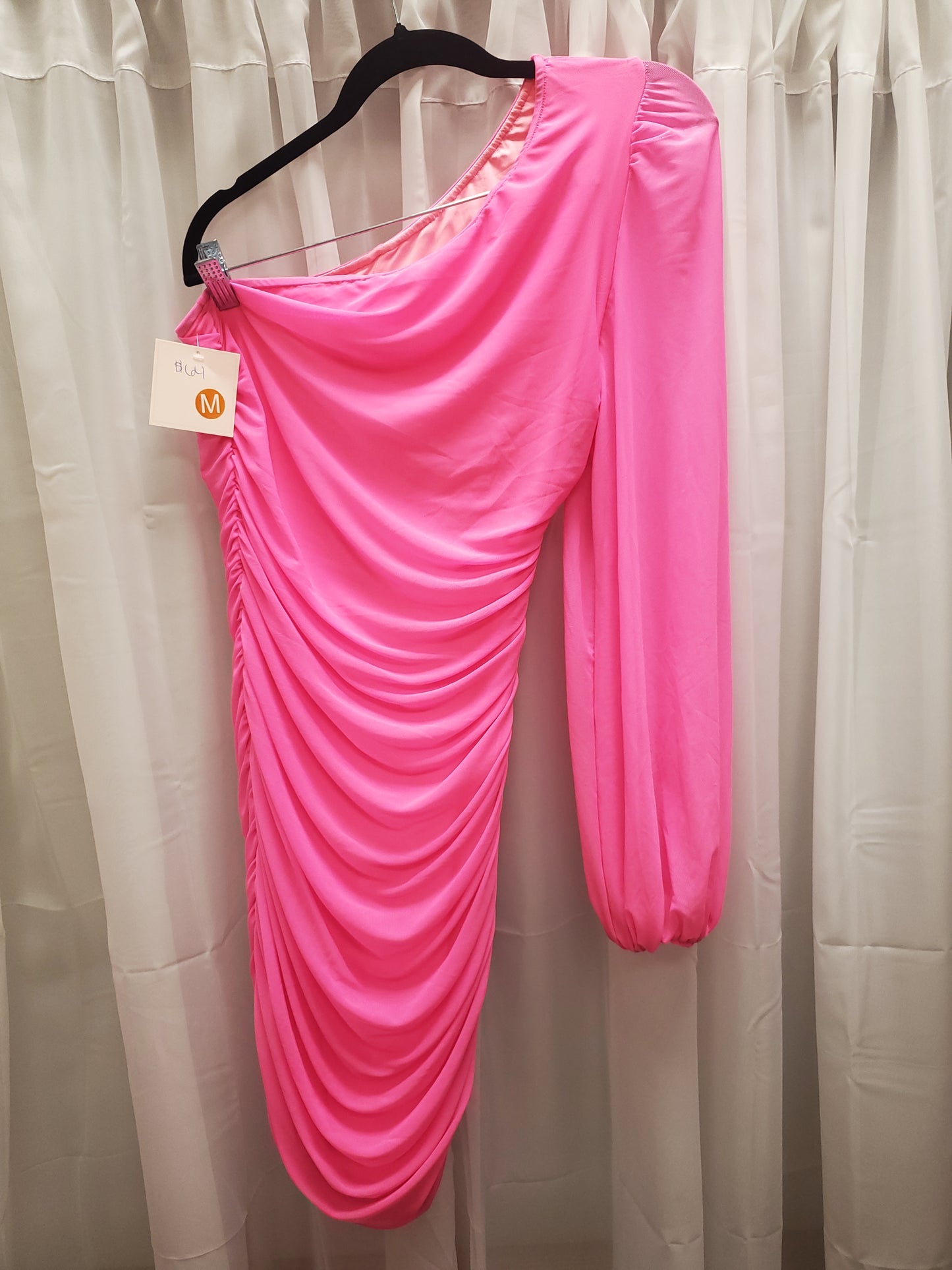 Neon Pink Formal/Homecoming Dress. Size M.