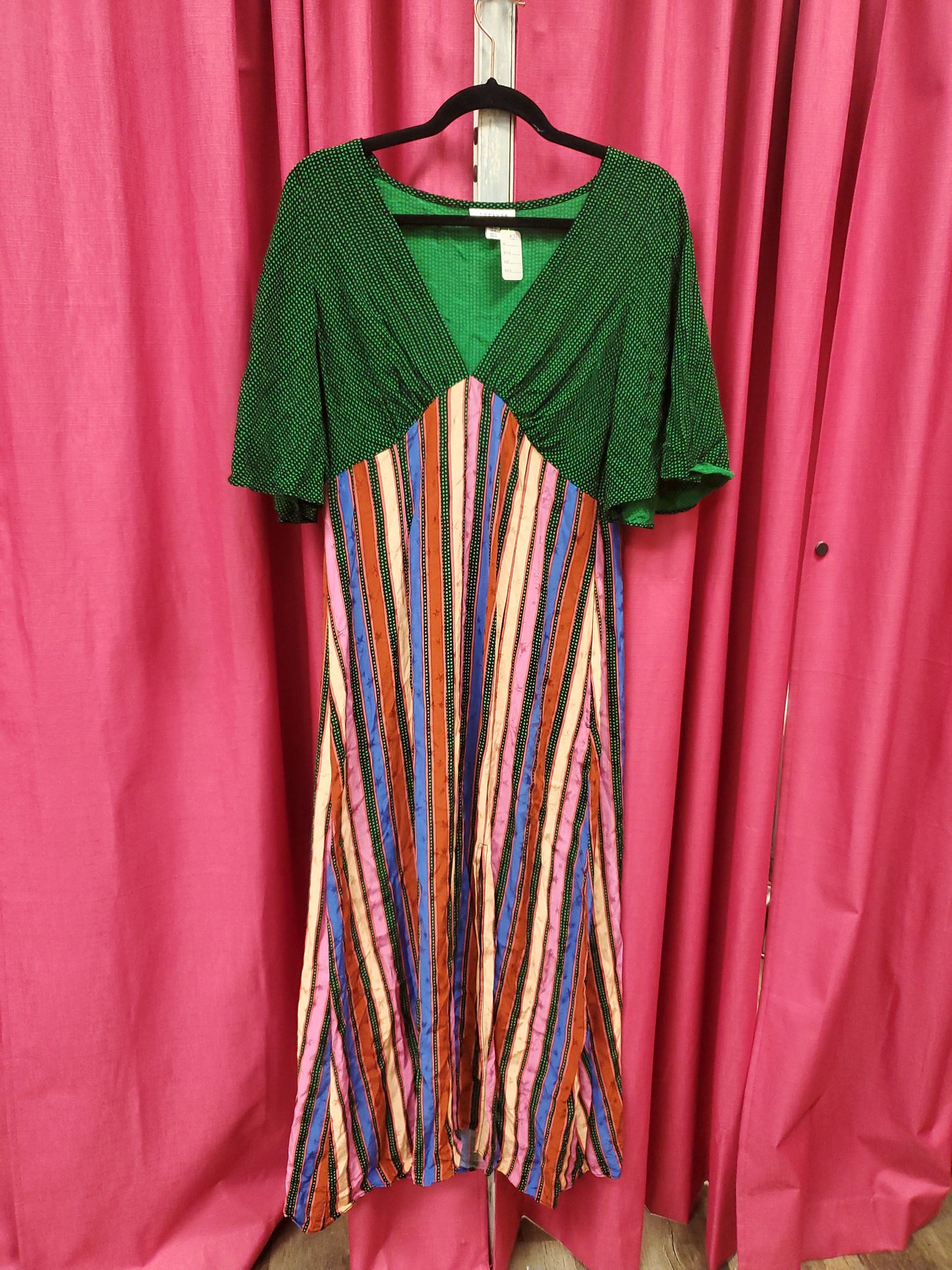 Topshop. Multi color maxi dress. Size 8. RS 29