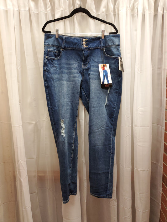 YMI Skinny Blue Jeans. Size 16. RS 24