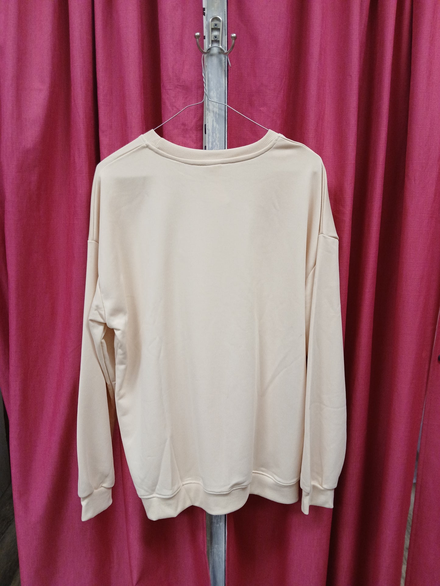 Tan "I'm Not Perfect" Long Sleeve. Size L. RS 9.