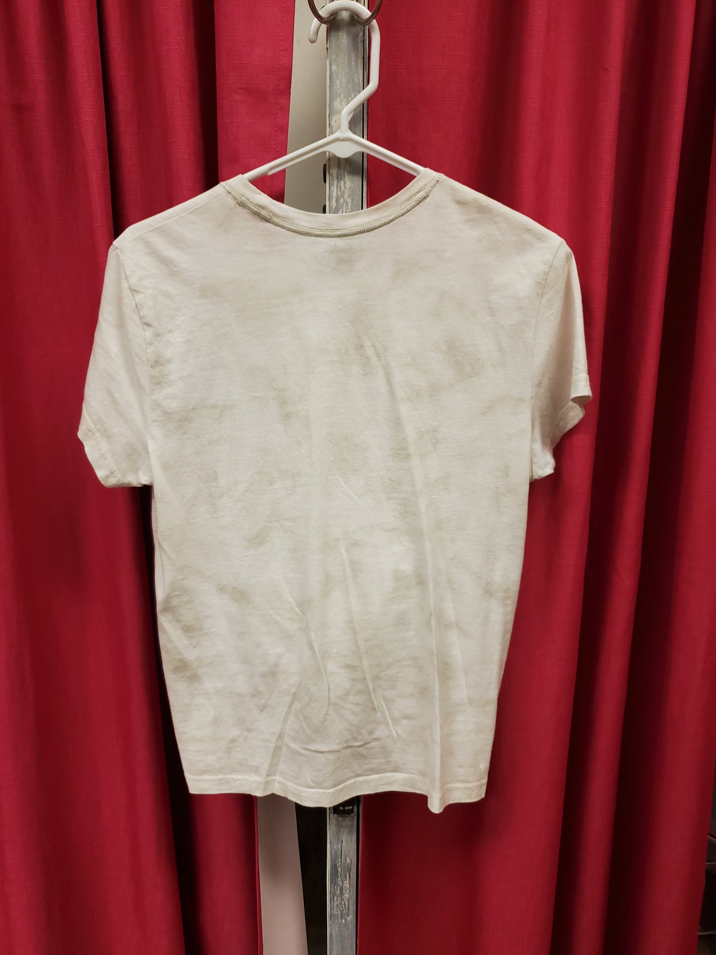 Abercrombie & Fitch White/Tan Blotch Print. Size S. RS 65