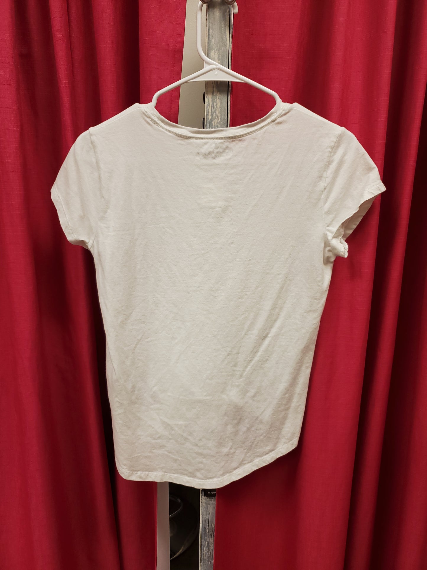 Abercrombie & Fitch White T-shirt. Size S. RS 65