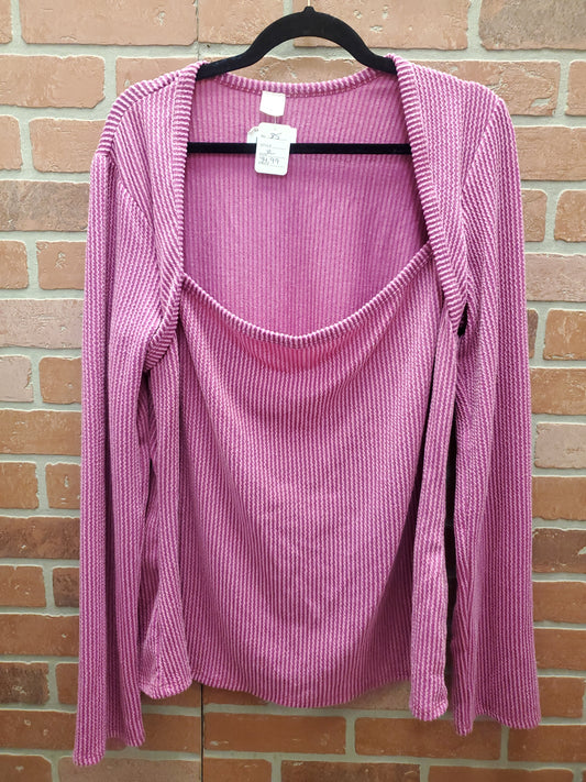 Love Like Pink Striped Blouse. Size 1XL. RS 85