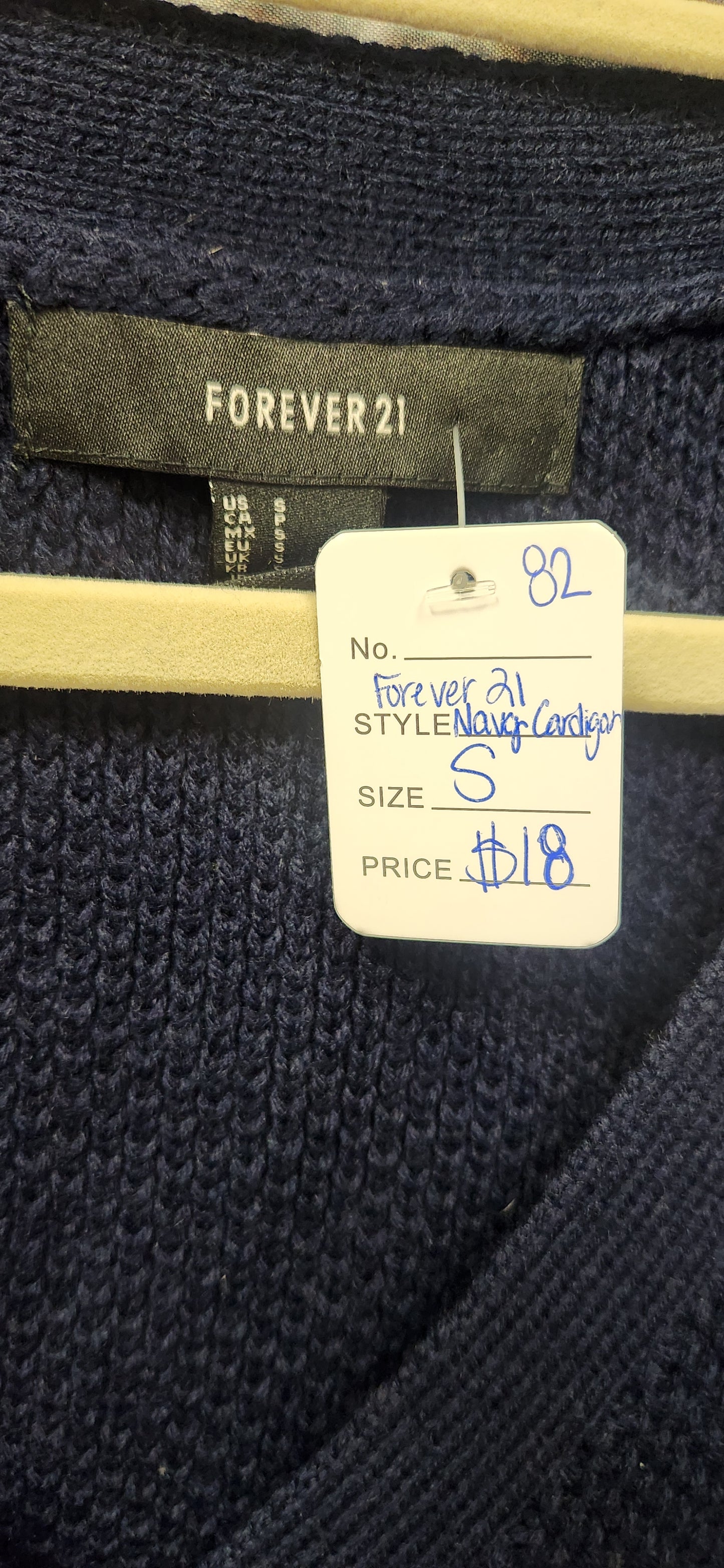 Forever 21 Navy Cardigan