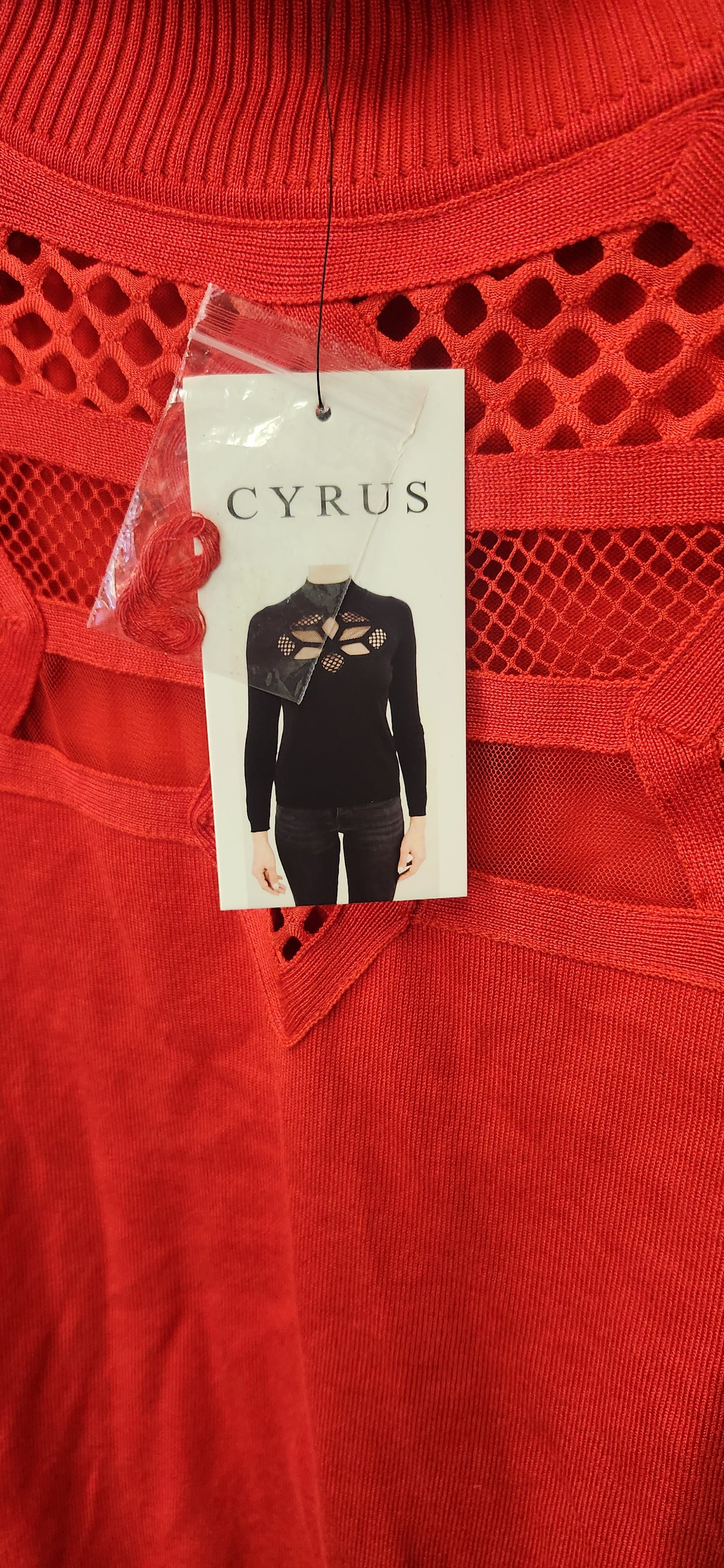 Cyrus Red Sweater Medium