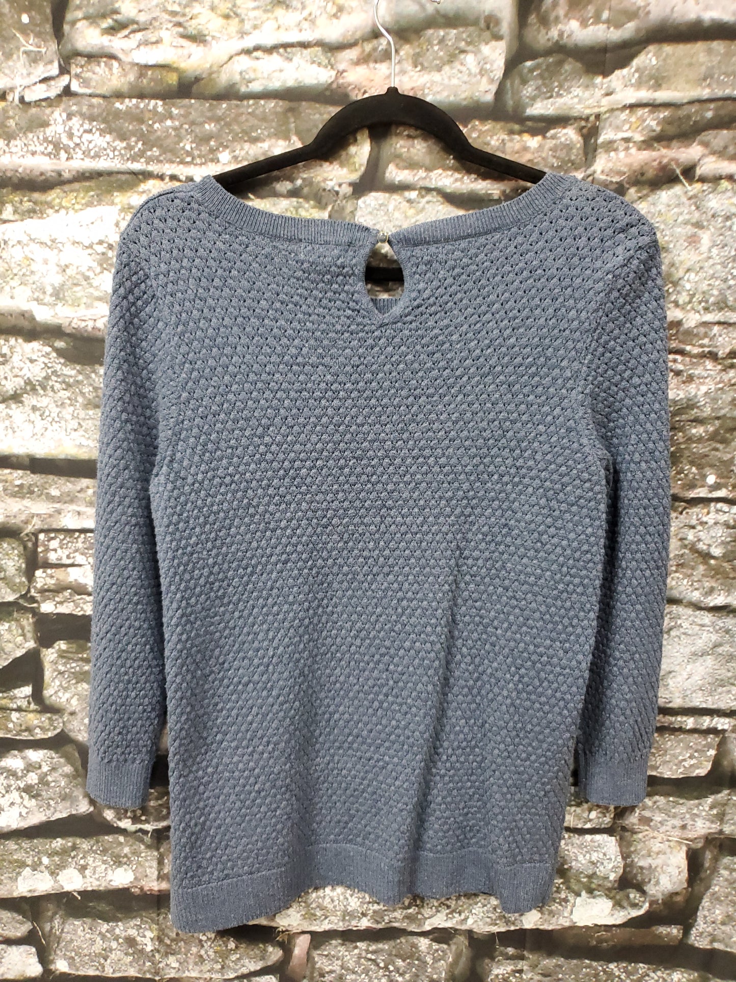 Maison Jules Navy Sweater Blouse. Size L. RS 84.