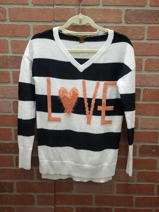 Copper Key Love Striped Sweater. Size S. RS 82