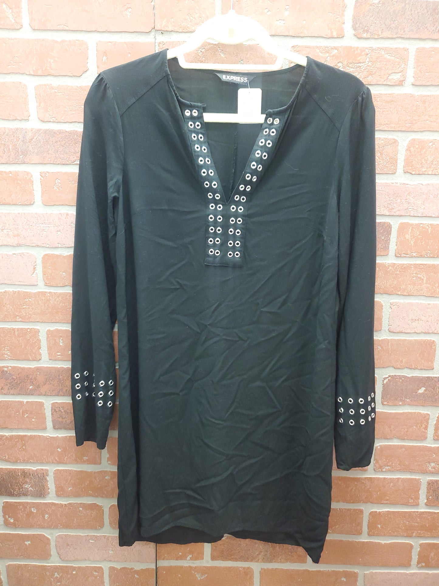 Express Black Dress W/Silver Studs. Size S. RS 82