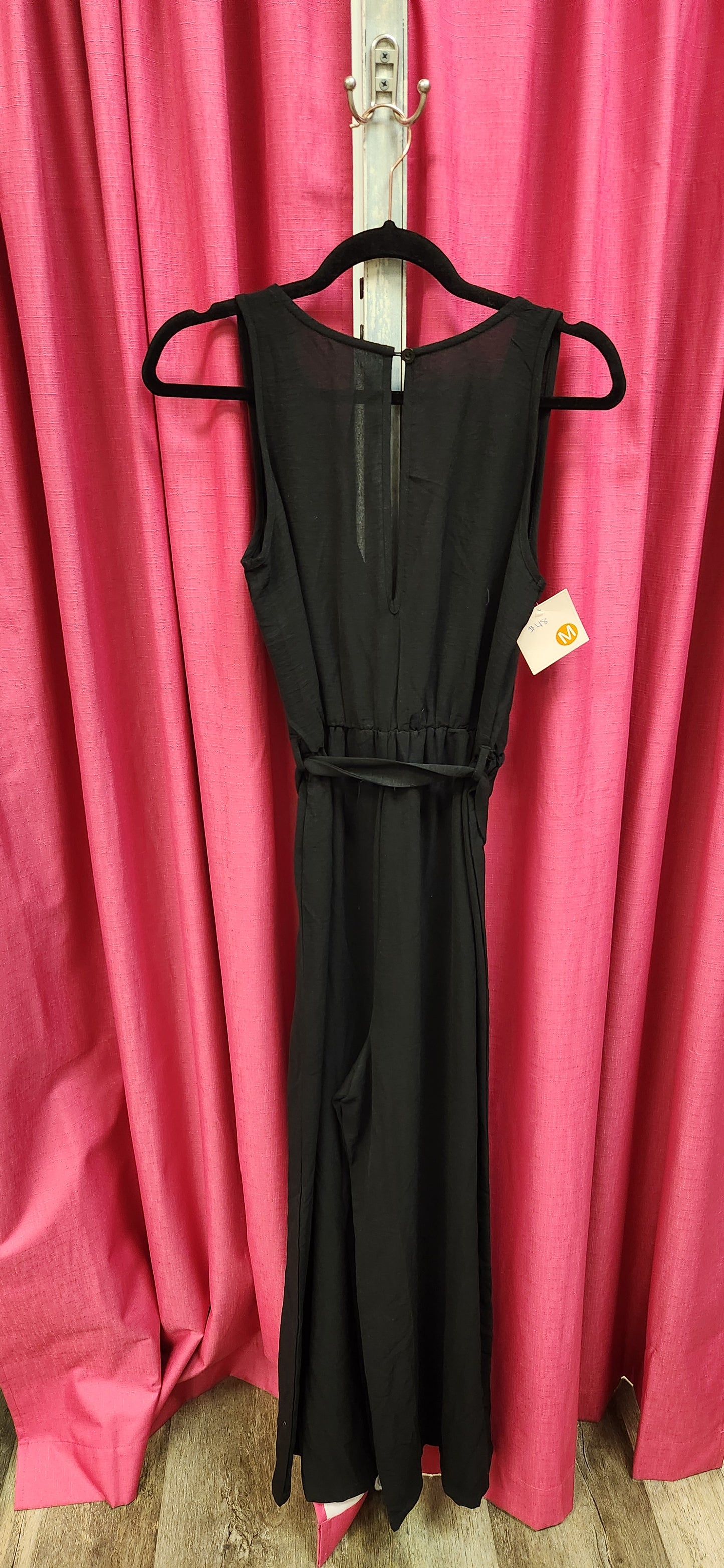 Black Sleeveless Jumpsuit Medium