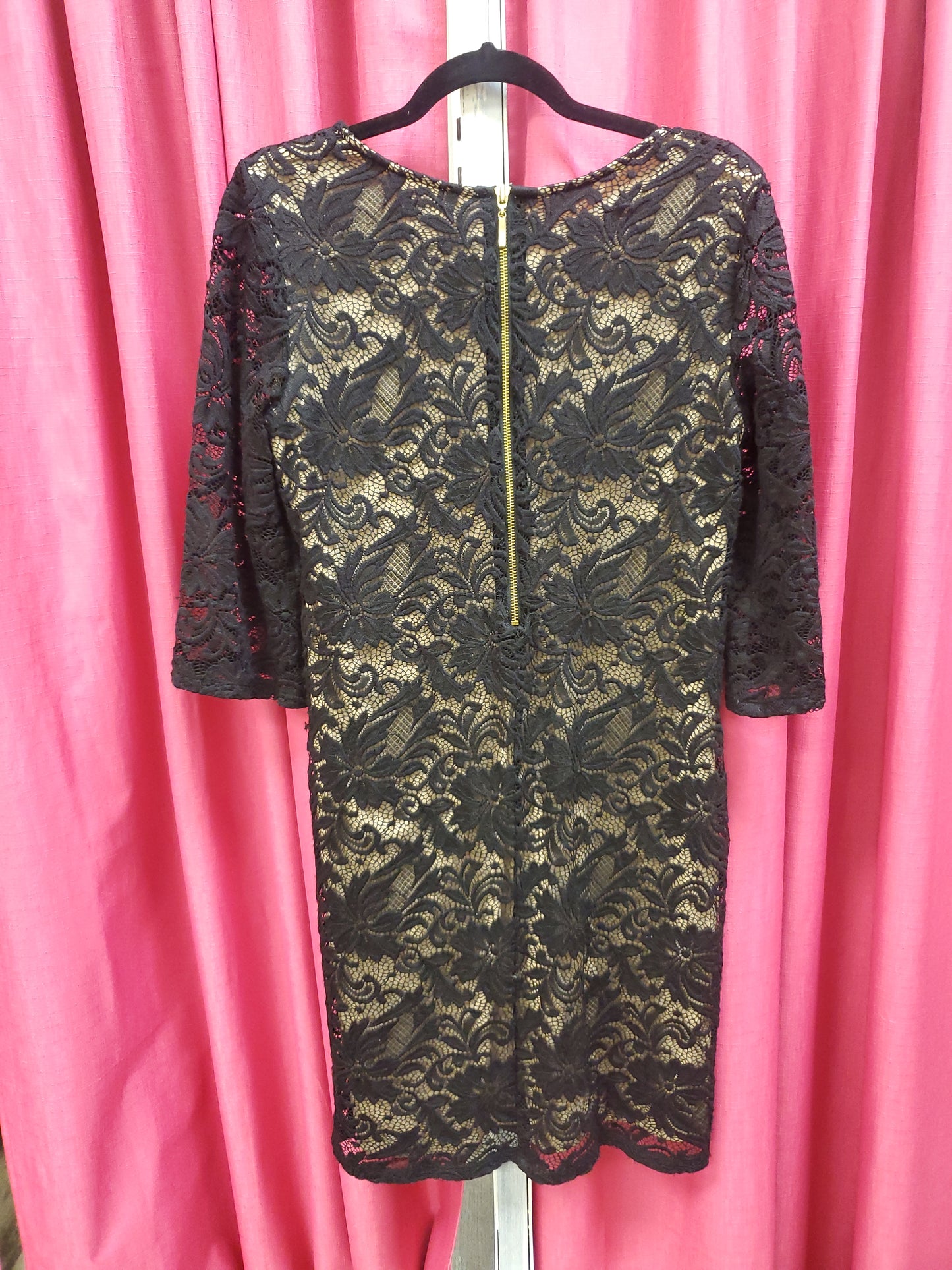 Liz Claiborne Black Lace Dress. Size 10. RS 87