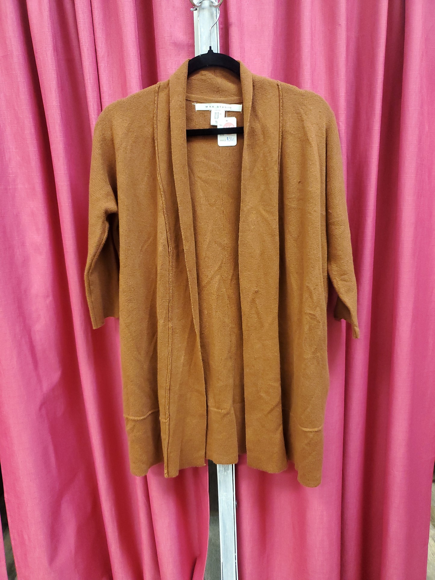 Max Studio Rust Cardigan. Size XS. RS 99. - Scarlett's Riverside Boutique 