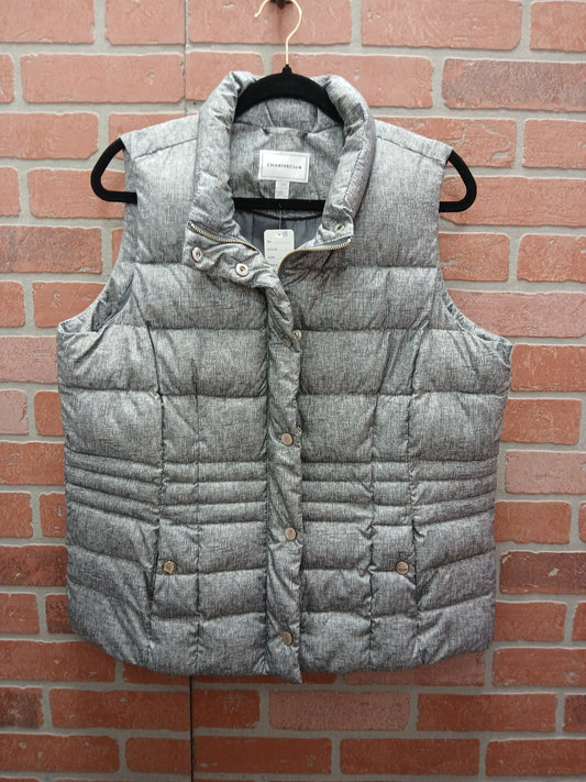 Charter Club Grey Vest. Size L. RS 84