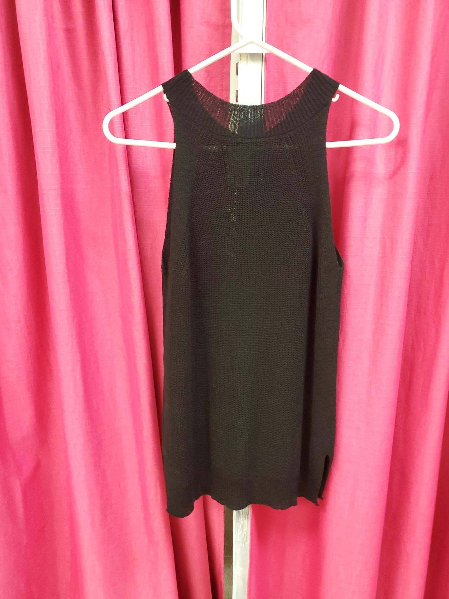 Black Knitted Halter Top. Size S. RS 81. - Scarlett's Riverside Boutique 