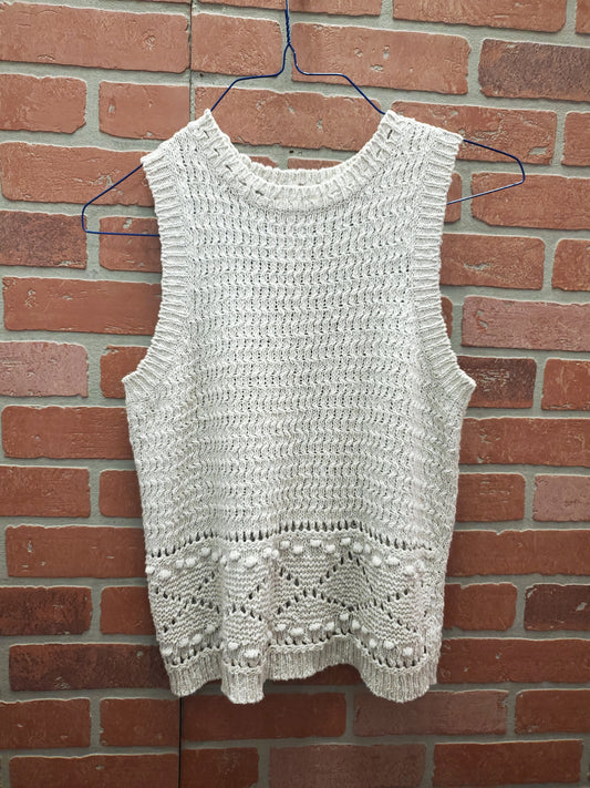 Universal Thread Knitted Beige Tank Blouse. Size S. RS 81 - Scarlett's Riverside Boutique 