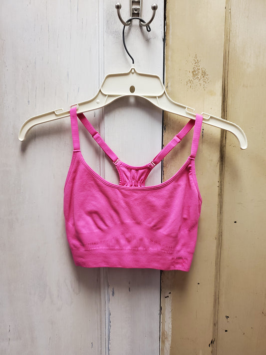 Under Armour Pink Sports Bra. Size YM. RS 58 - Scarlett's Riverside Boutique 