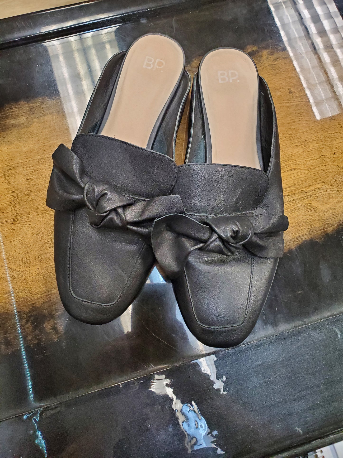 BP Black Mules Size 10 RS 91 - Scarlett's Riverside Boutique 